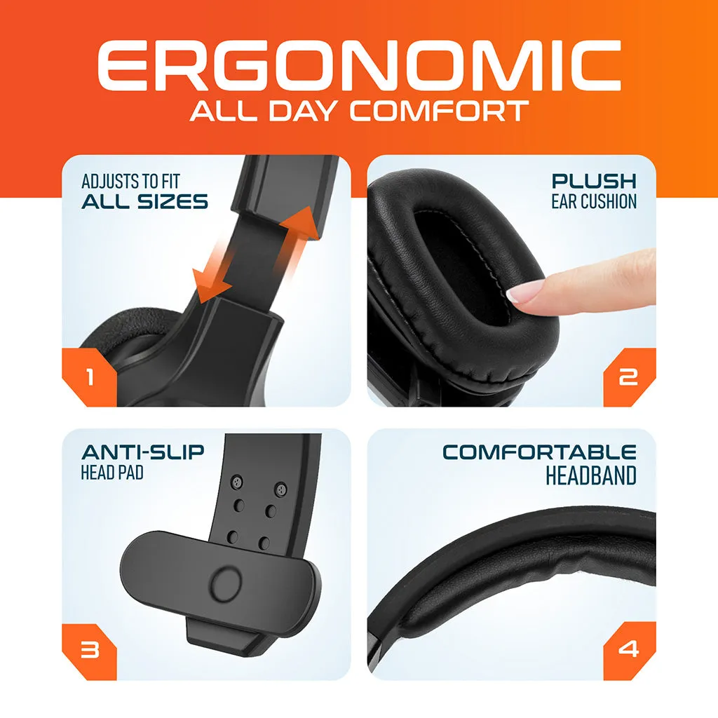 Delton 20X Professional Wireless Computer Headset with Mic   USB Dongle