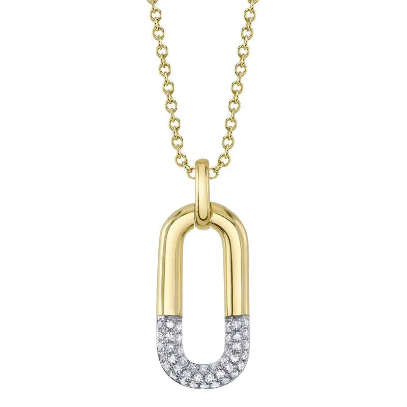 Diamond Dipped Pendant Necklace