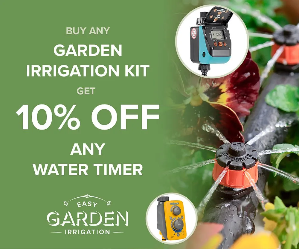 Drip Irrigation System - 50 Adjustable Dripper