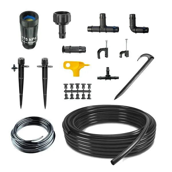 Drip Irrigation System - 50 Adjustable Dripper