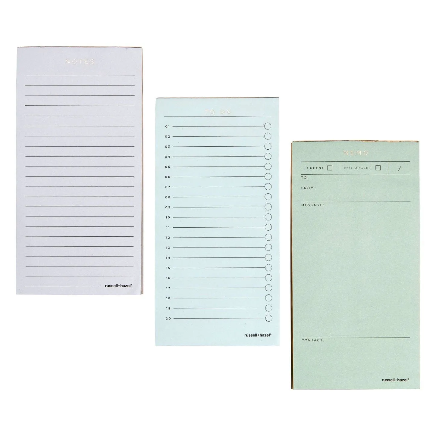 Essentials Notepad Set - Dew