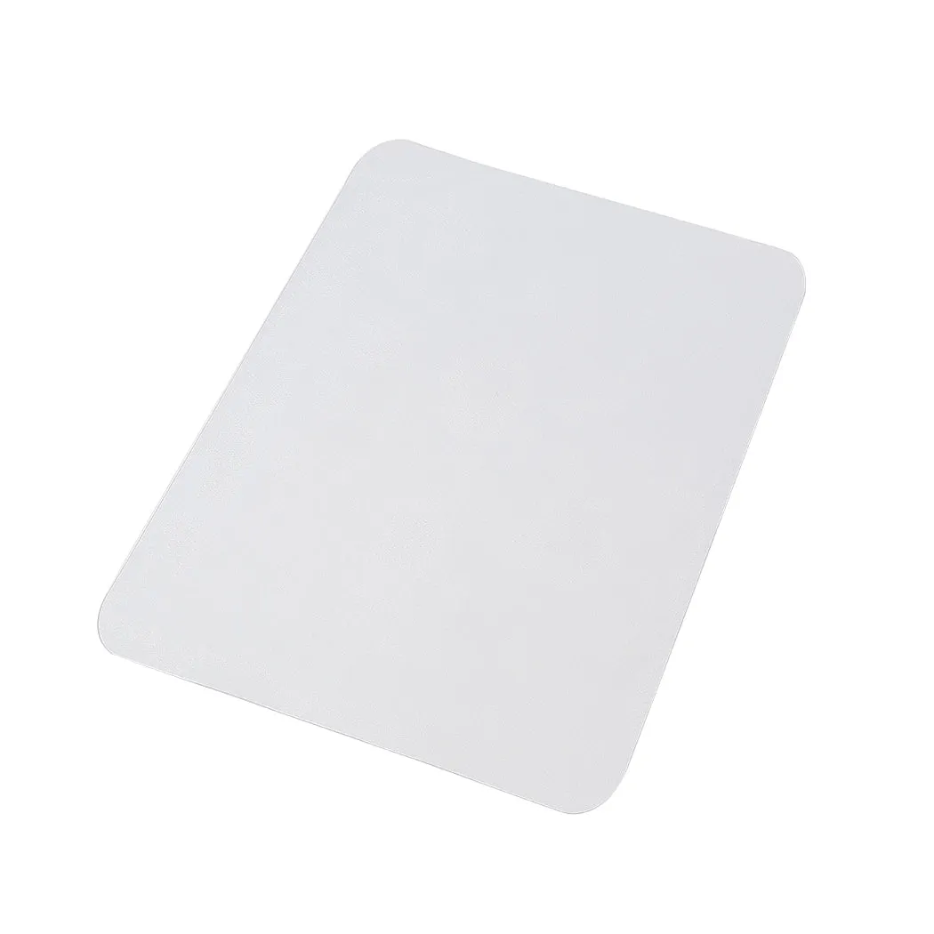 Esther 120x90 Home Office Chair Mat Room Computer Work Floor Protectors No Pins - Clear