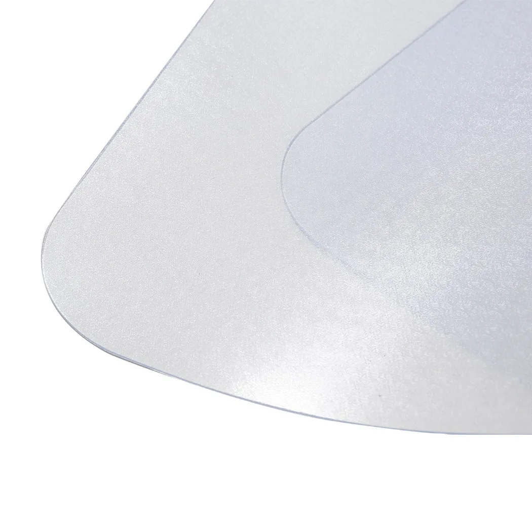 Esther 120x90 Home Office Chair Mat Room Computer Work Floor Protectors No Pins - Clear