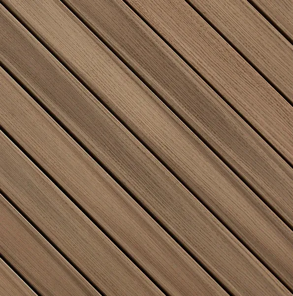 FIBERON PARAMOUNT SQUARE DECKING BROWNSTONE  1 in x 6 in x 20 ft