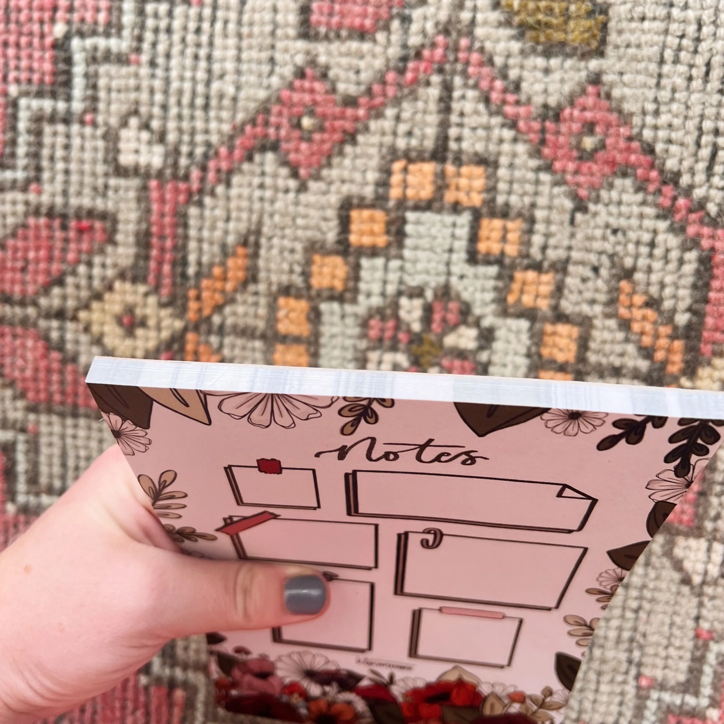Forest Floral Notepad 50 pages (5.5 x 8.5 in.)