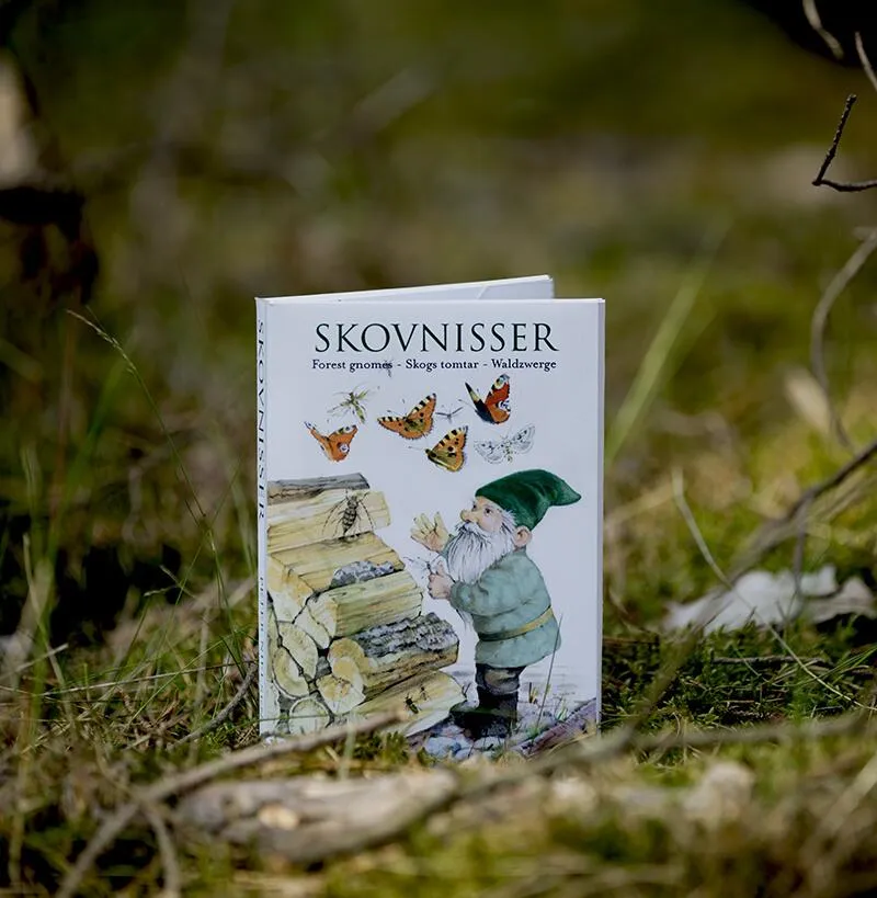Forest Gnomes Stationery Folder with Set of 8 Note Cards