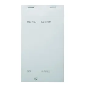 G523 Carbonless Waiter Pad Duplicate Large (Pack of 50)