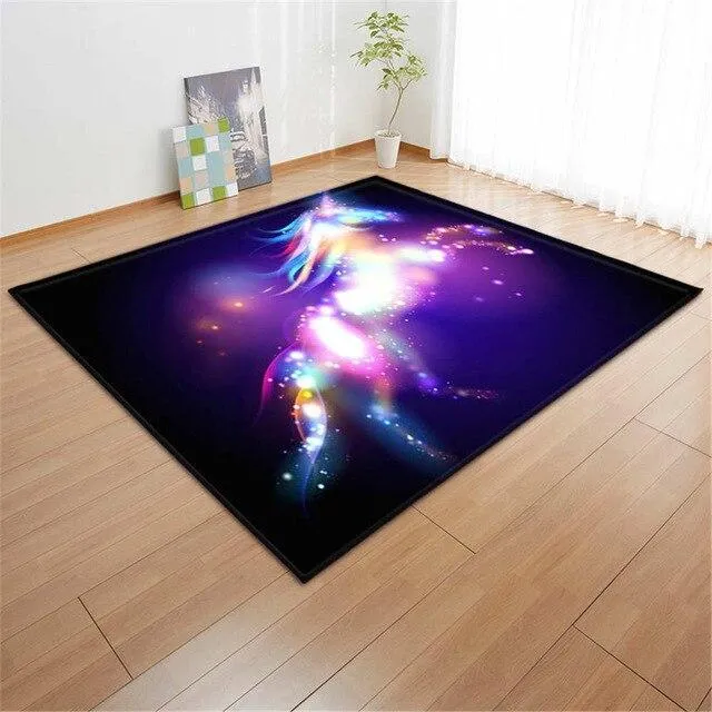 Galaxy Unicorn Rug