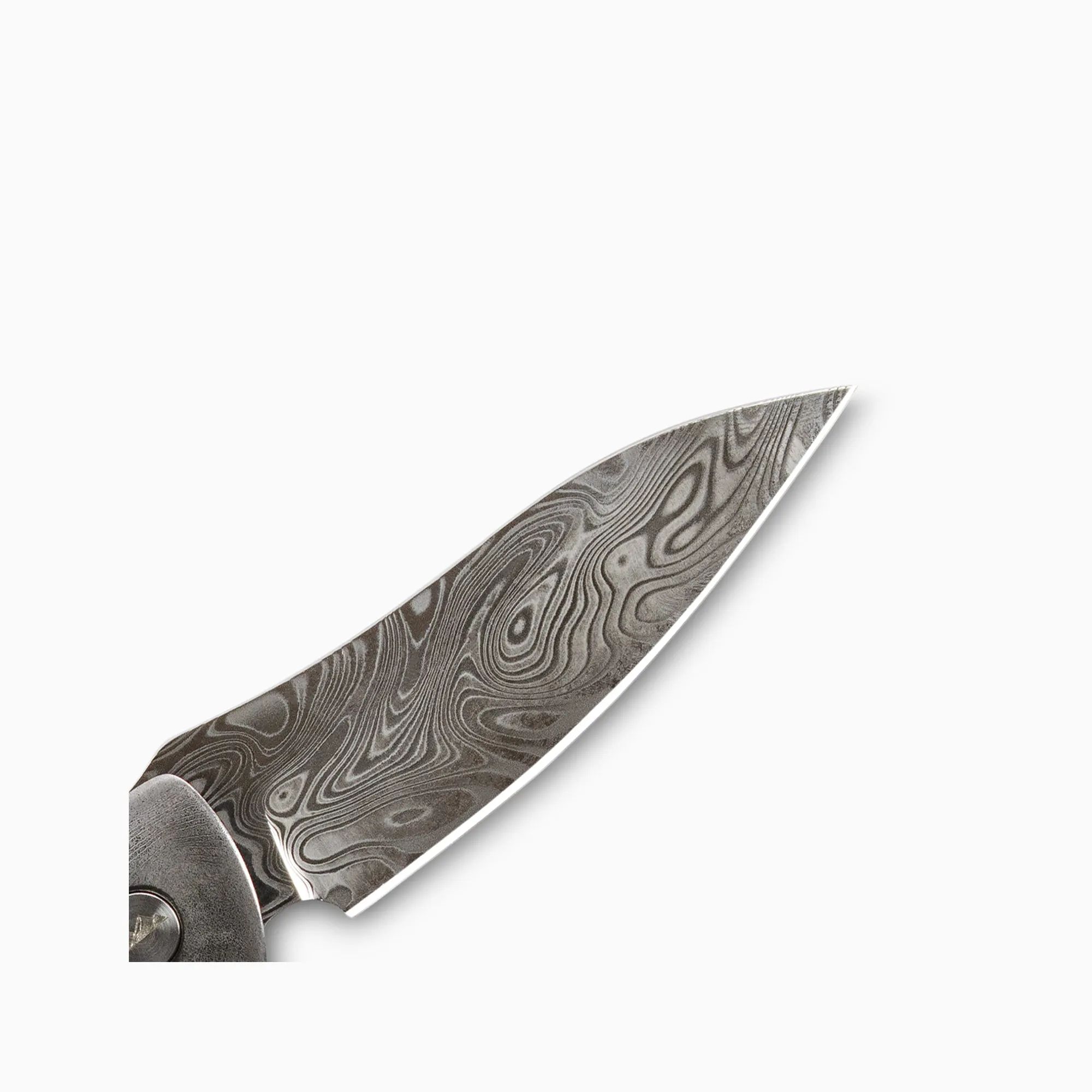 Glory Folder Semi-Custom #216 Elk Antler - Damascus - Thor Damasteel