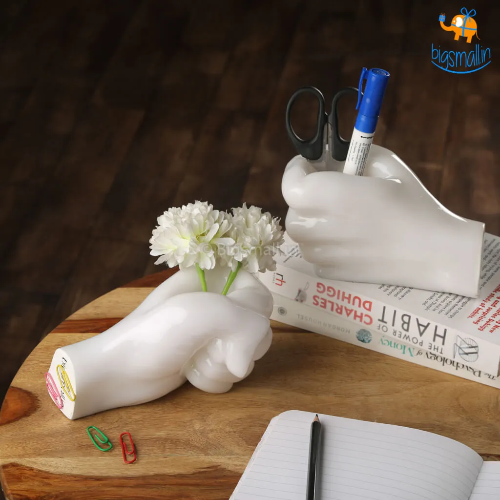 Hand Fist Stationery Holder