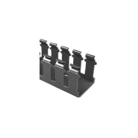 HellermannTyton 181-21013 Open Slot Wire Duct 2" x 1", Black, 6FT