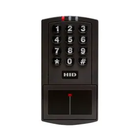 HID 4045CGNUO EntryProx Proximity Reader, Stand Alone Access Control Unit, Charcoal Gray, Red and Green LEDs