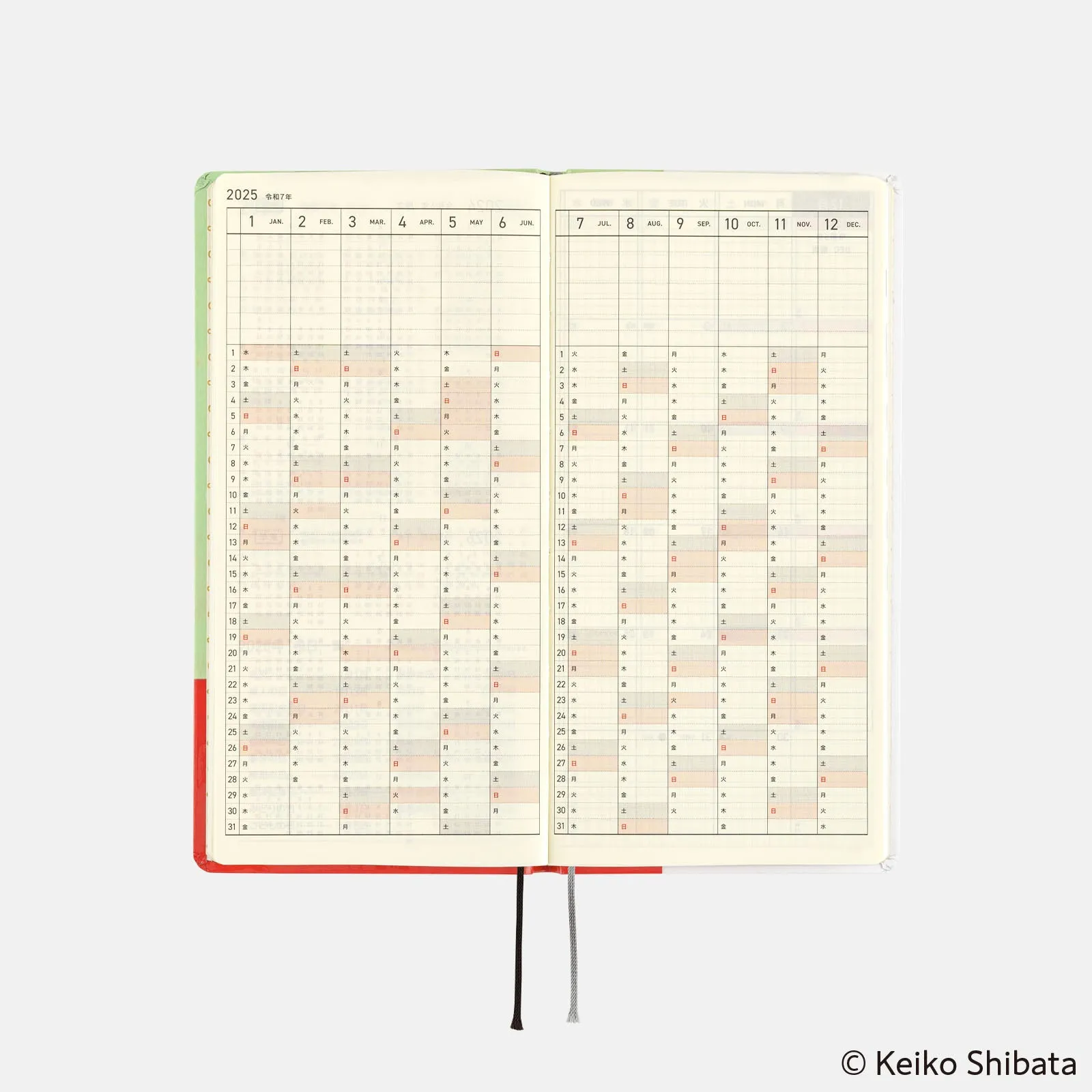 Hobonichi 2025 Weeks Keiko Shibata Thanks for your hard work, Aoki-san