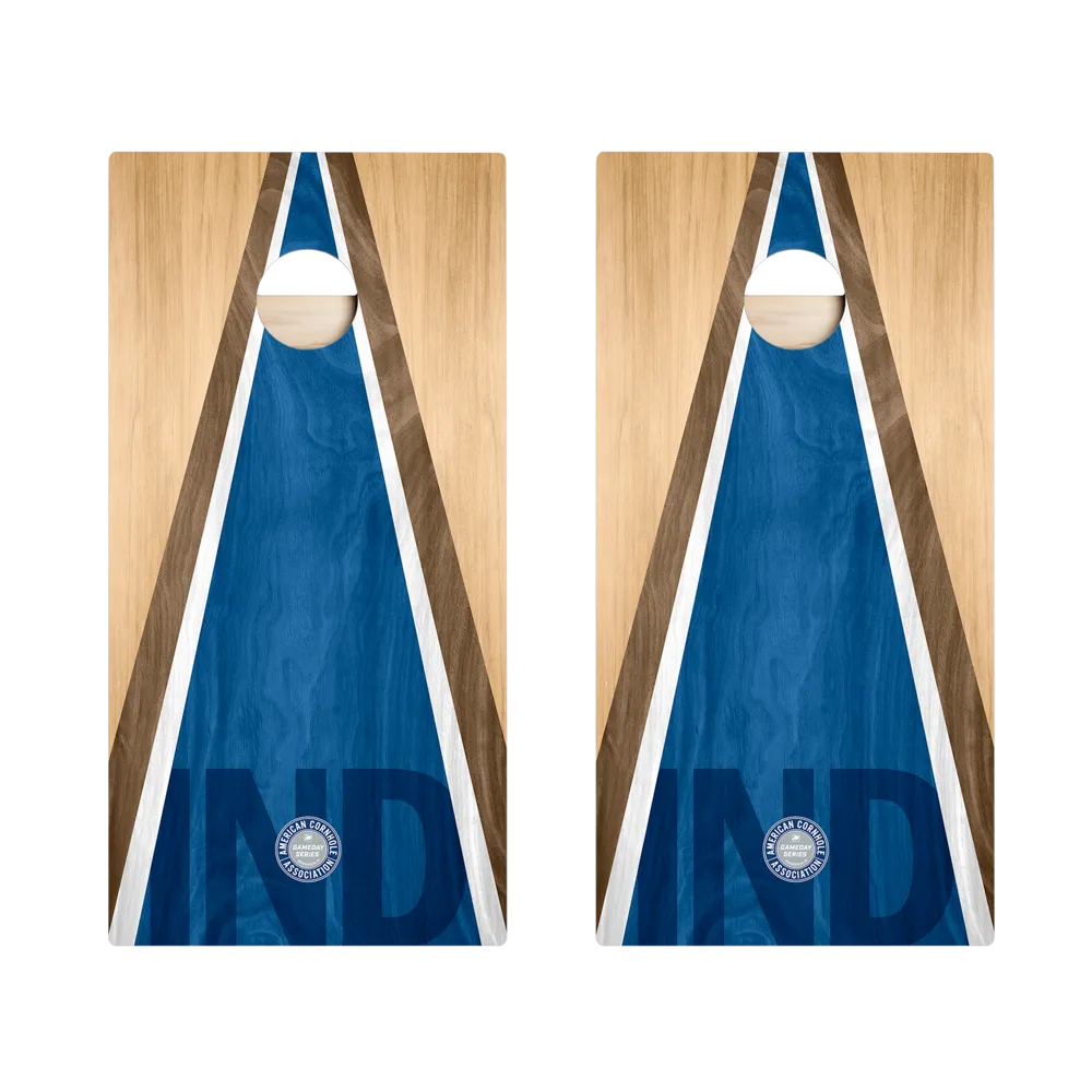Indianapolis Football Gameday Classic Triangle Star Cornhole Boards