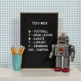 JAY PEG LETTER BOARD IN BLACK