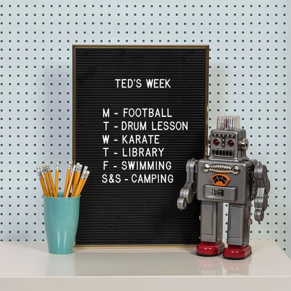 JAY PEG LETTER BOARD IN BLACK