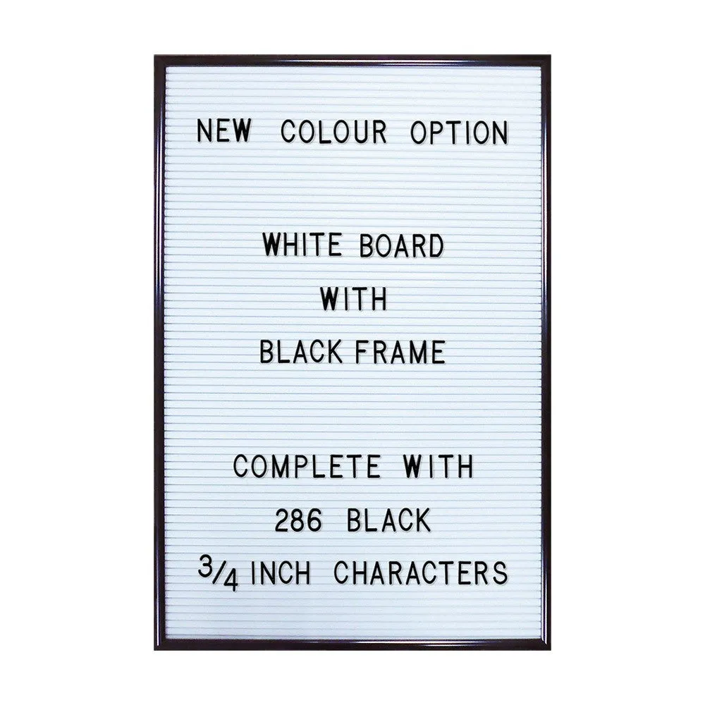 JAY PEG LETTER BOARD IN WHITE