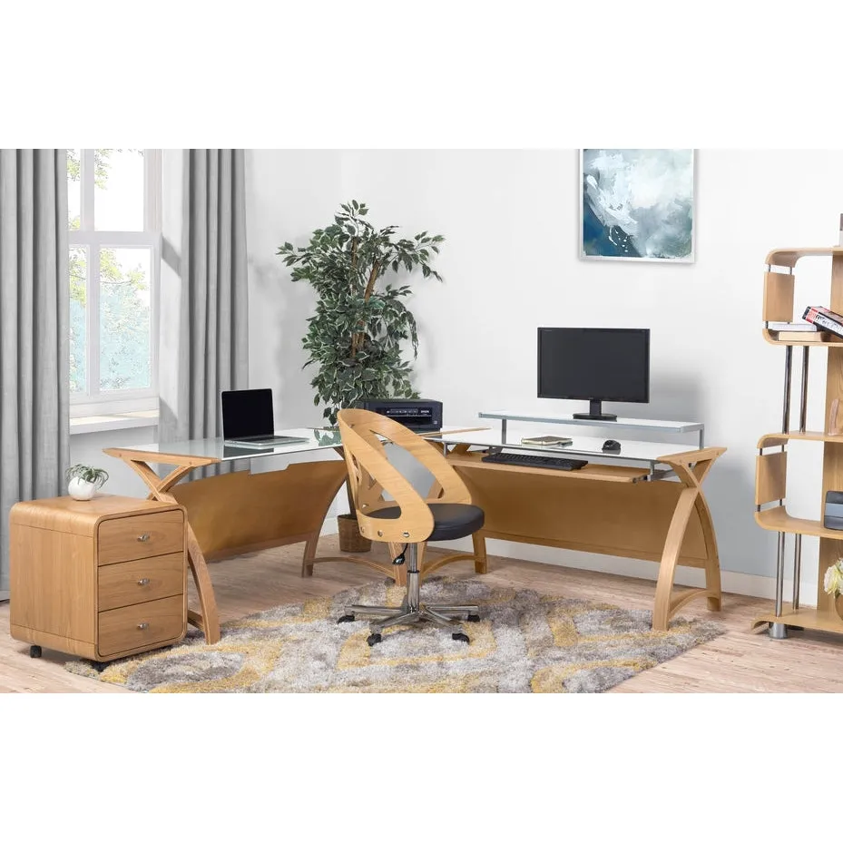 Jual Furnishings Helsinki 3 Drawer Pedestal Oak