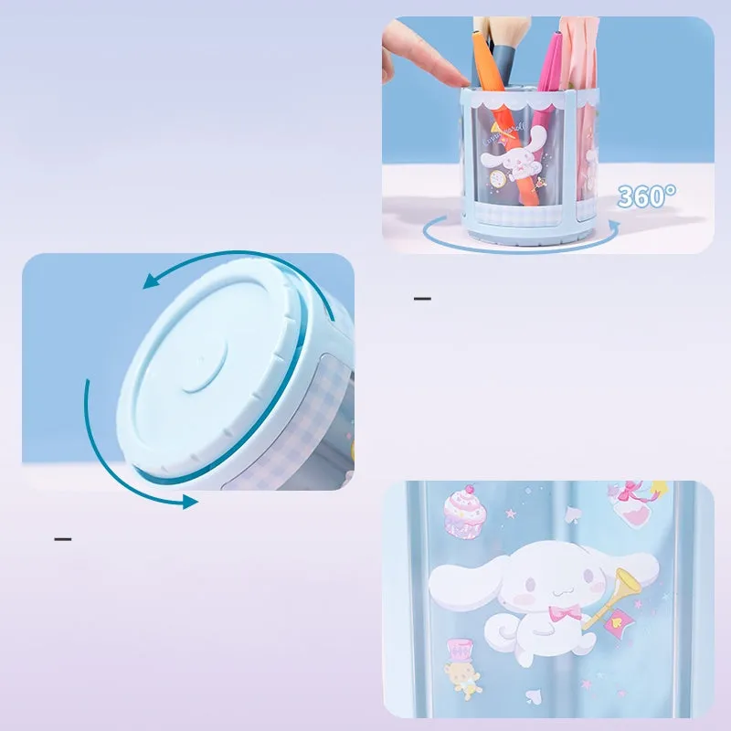 Kawaii Macron Sanrio Revolving Pen Holder