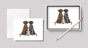 Labrador Kisses / Notecard Set