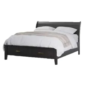 Lakeside Bed with Footboard Storage