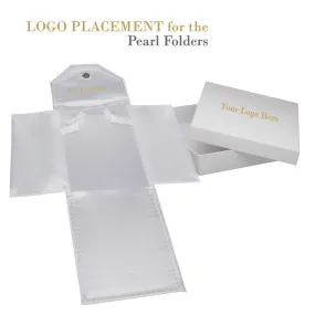 Large Leatherette Pearl Folder