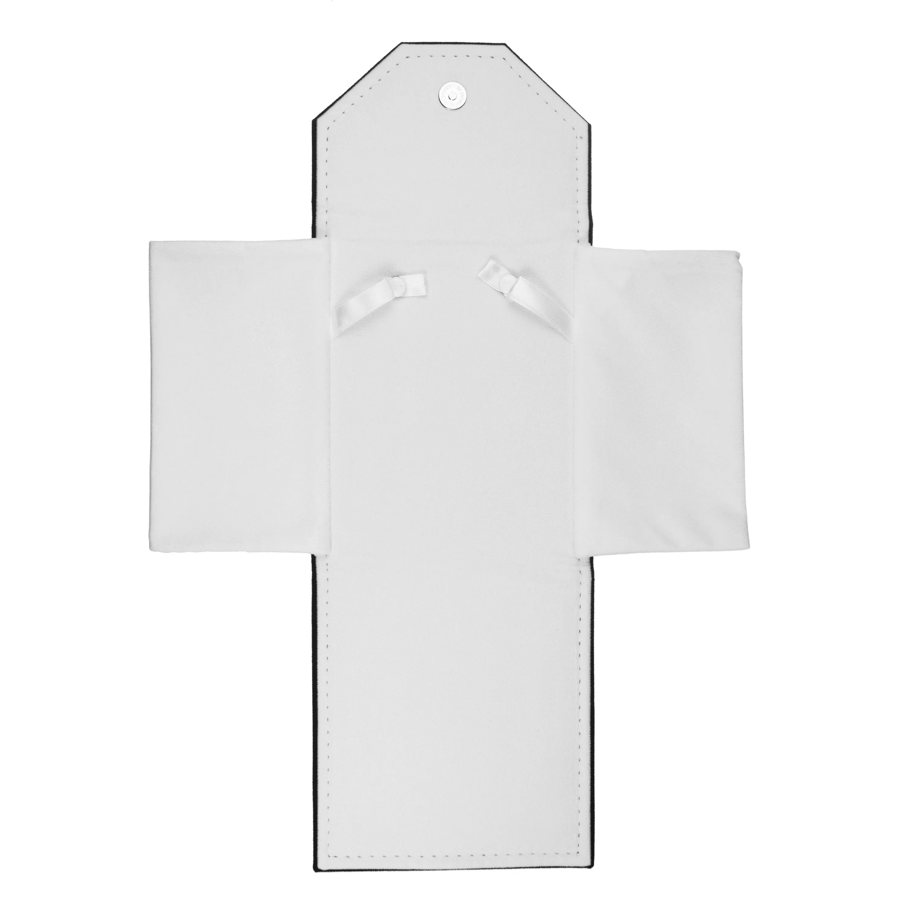 Large Suede Pearl Folder