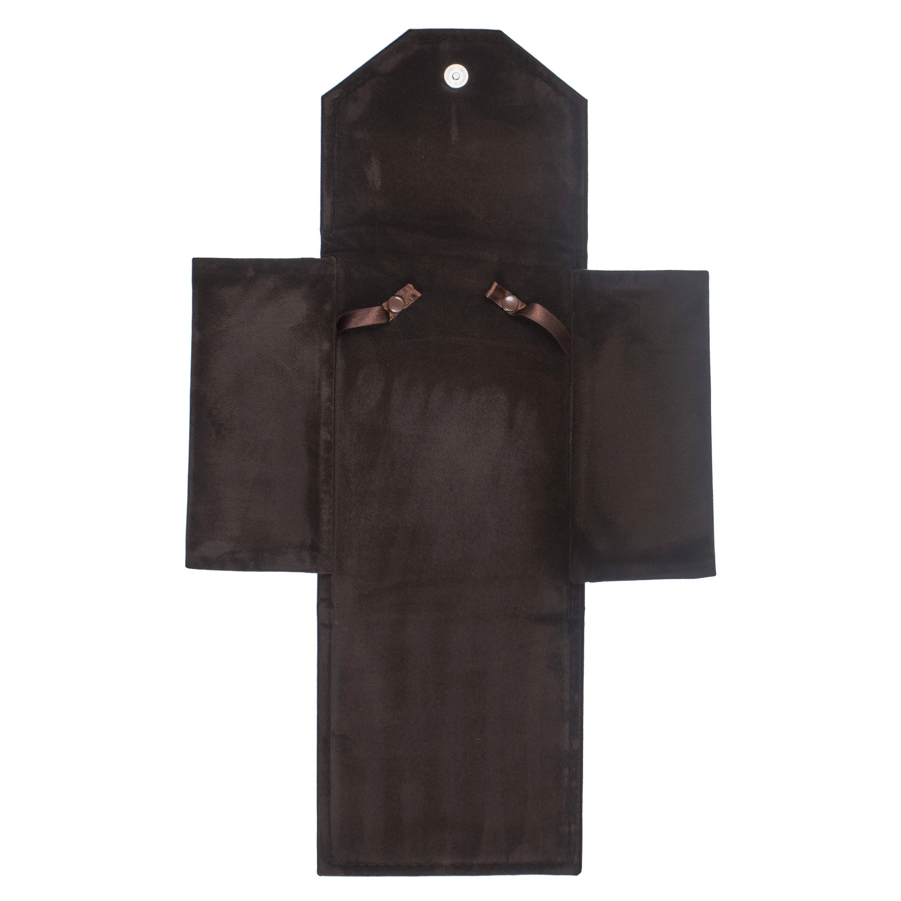Large Suede Pearl Folder