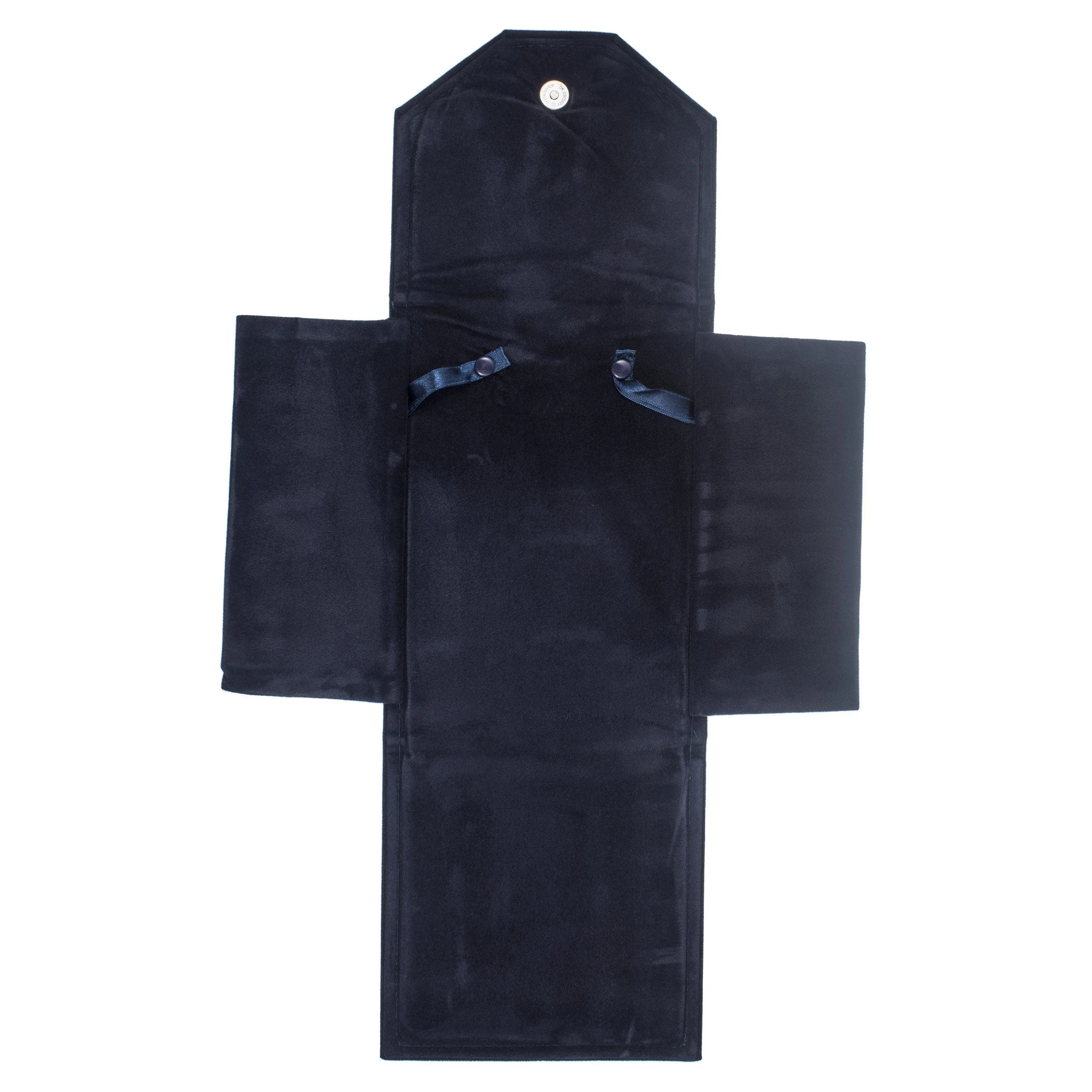 Large Suede Pearl Folder