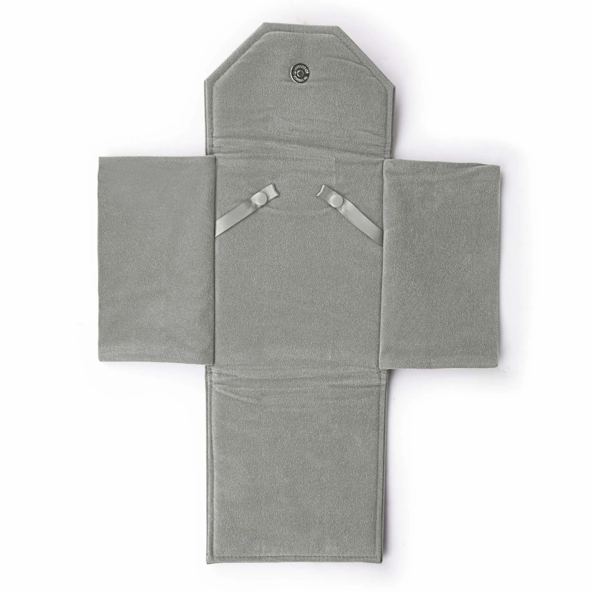 Large Suede Pearl Folder