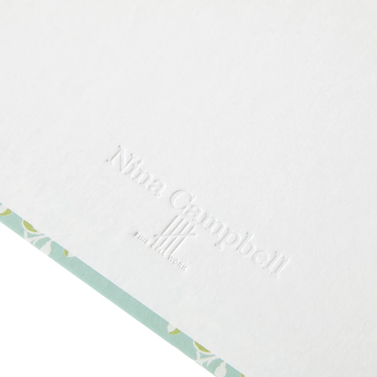 Lever Arch Folder Bud Trellis Aqua