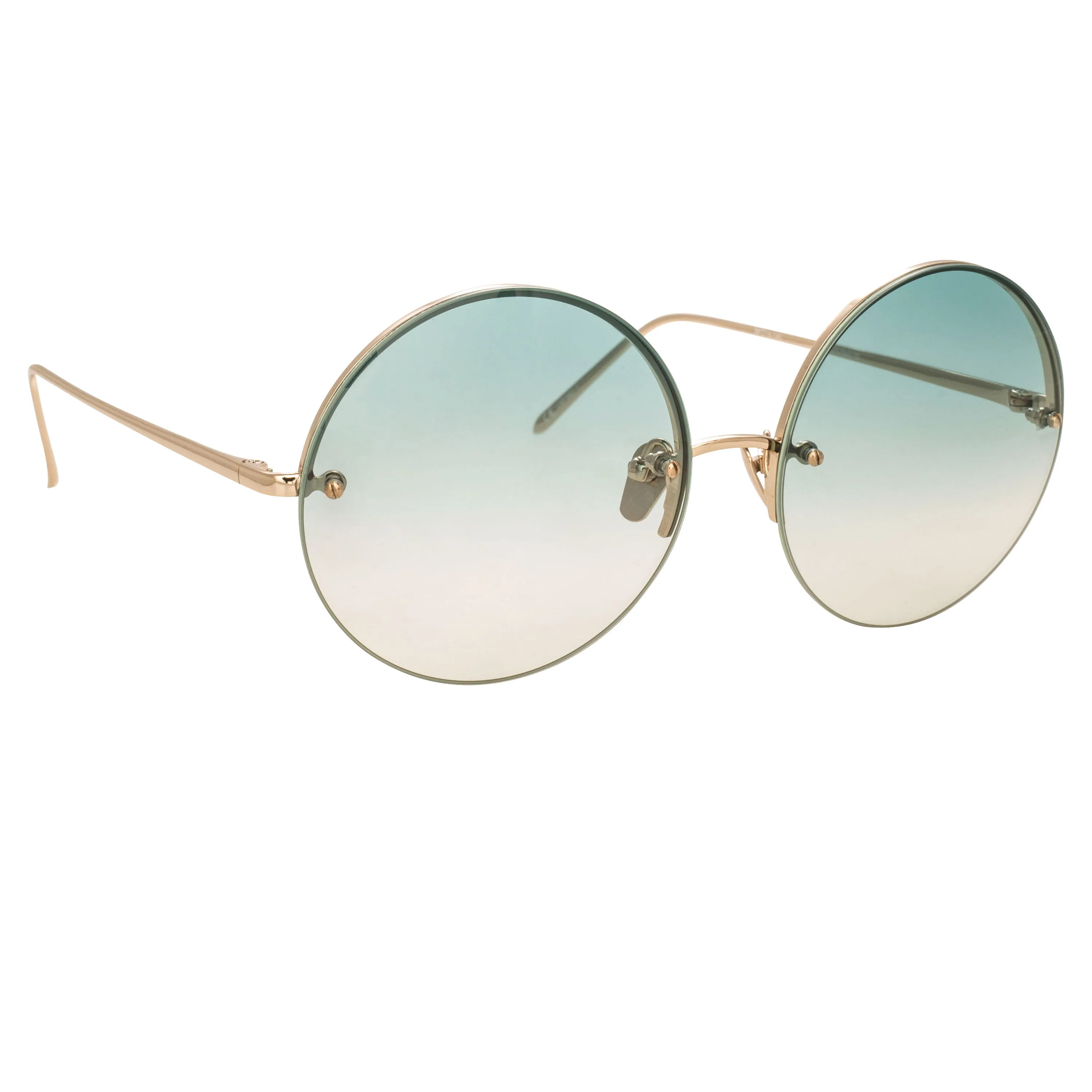 Linda Farrow 565 C10 Round Sunglasses