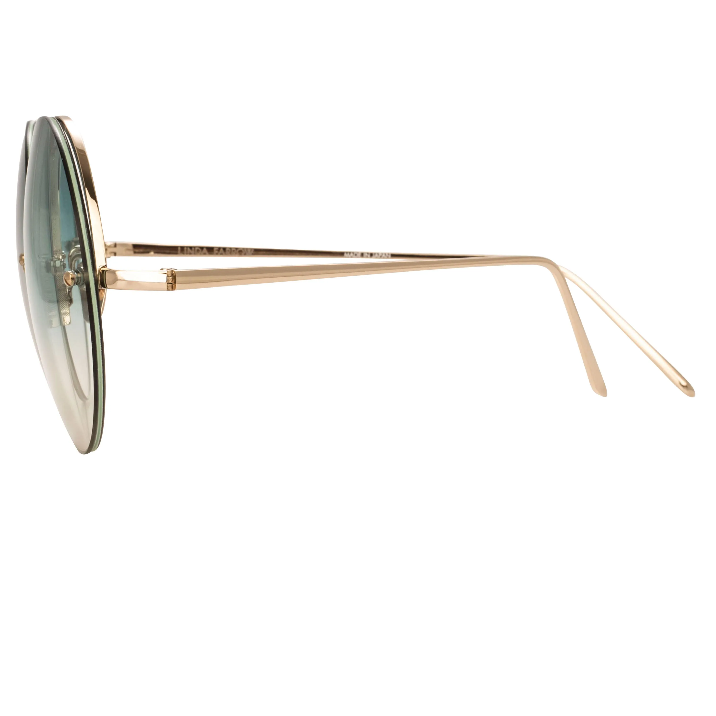 Linda Farrow 565 C10 Round Sunglasses