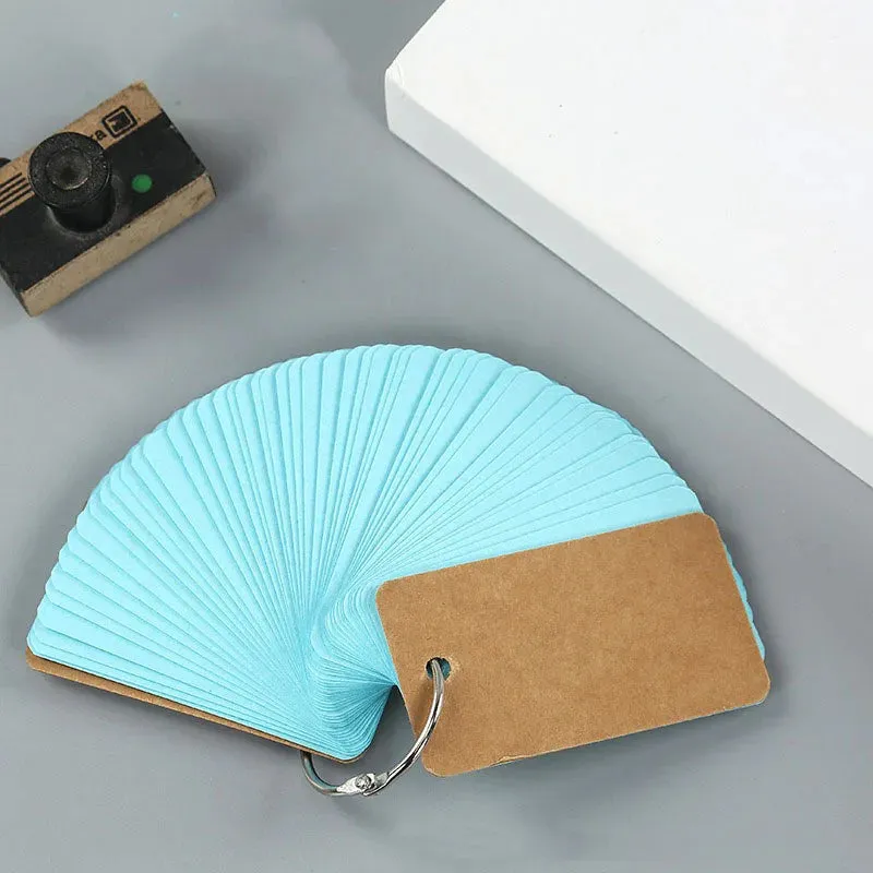 Loose-Leaf Blank Index Cards