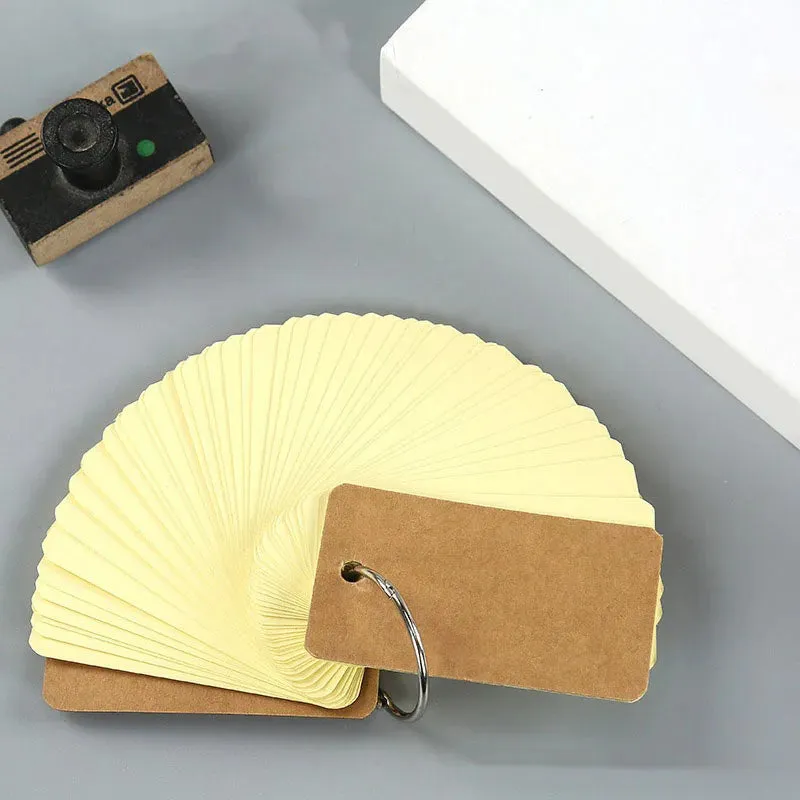 Loose-Leaf Blank Index Cards