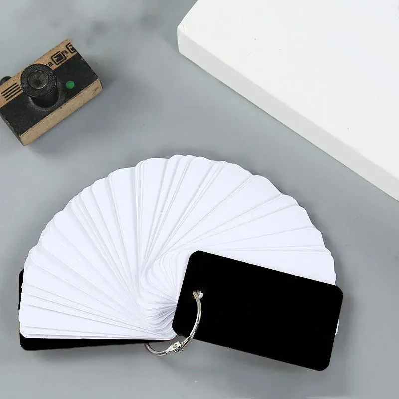 Loose-Leaf Blank Index Cards