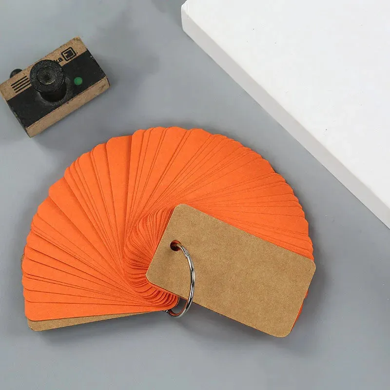 Loose-Leaf Blank Index Cards