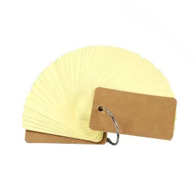 Loose-Leaf Blank Index Cards