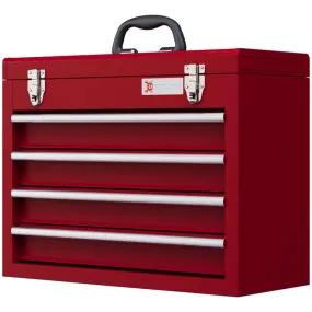Maplin Plus 510mm x 220mm x 395mm Portable 4 Drawer Lockable Metal Tool Box
