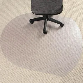 Marbig Chairmat Pvc Contempo Carpet 990 X 1240Mm Clear