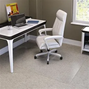 Marbig Chairmat Pvc Keyhole Carpet 910 X 1210Mm Clear