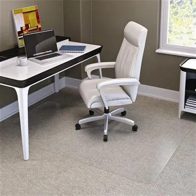 Marbig Chairmat Pvc Keyhole Carpet 910 X 1210Mm Clear