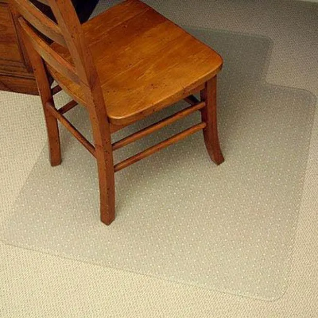 Marbig Chairmat Pvc Keyhole Low Pile Carpet 1140 X 1340Mm