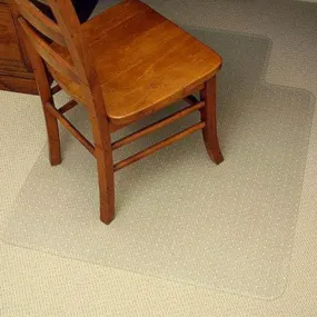 Marbig Chairmat Pvc Keyhole Low Pile Carpet 1140 X 1340Mm
