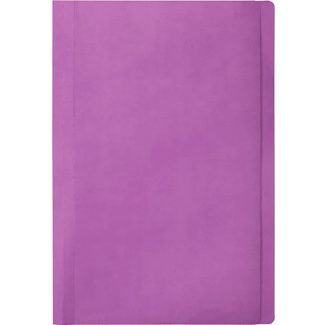 Marbig Manilla Folder Foolscap Purple Box 100 Document Paper Filing Files