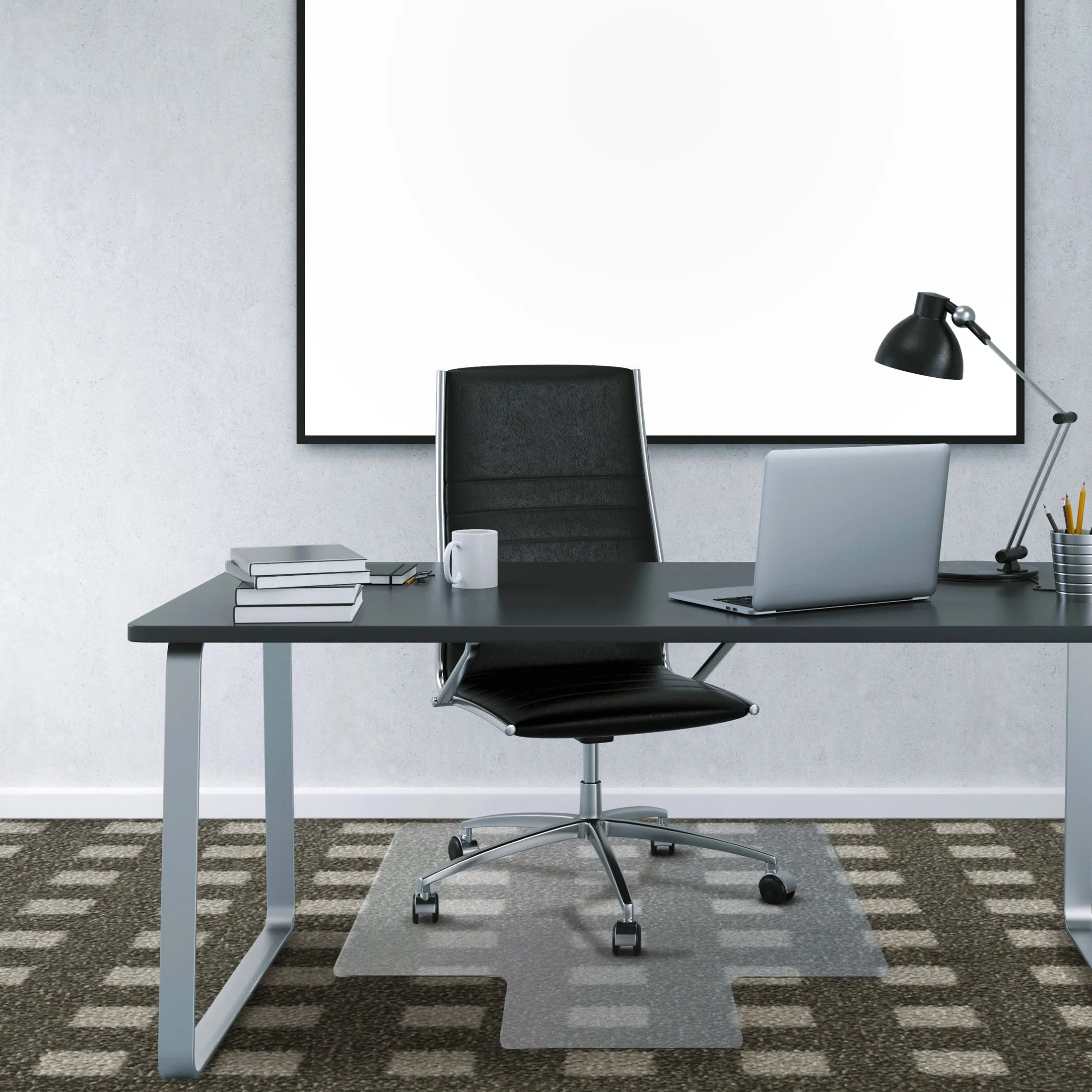 Marbig PVC Low Pile Chairmat 1140 x 1340mm