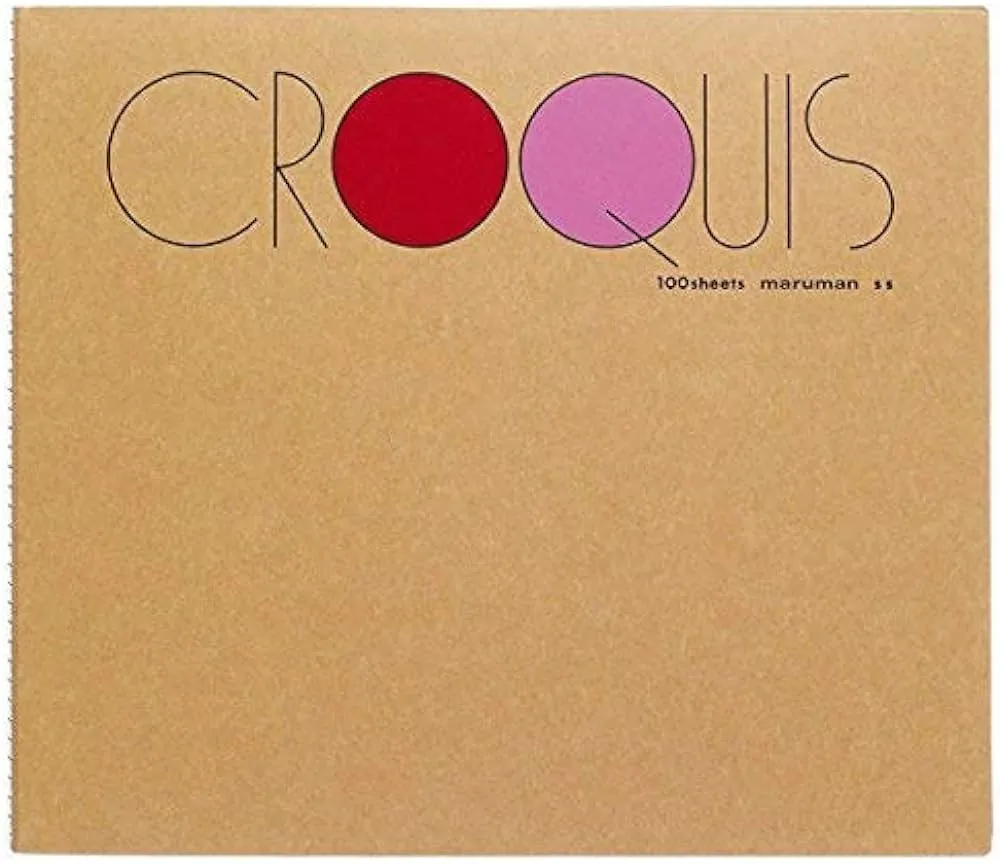 Maruman Sketch Book Crooquis 52.3g 100 Sheets 218x255