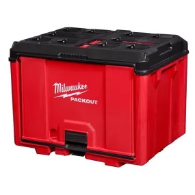 Milwaukee PACKOUT SHOP STORAGE 14.5 in. 1 drawer Garage Organizer Tethered Top Container 14.7 in. H