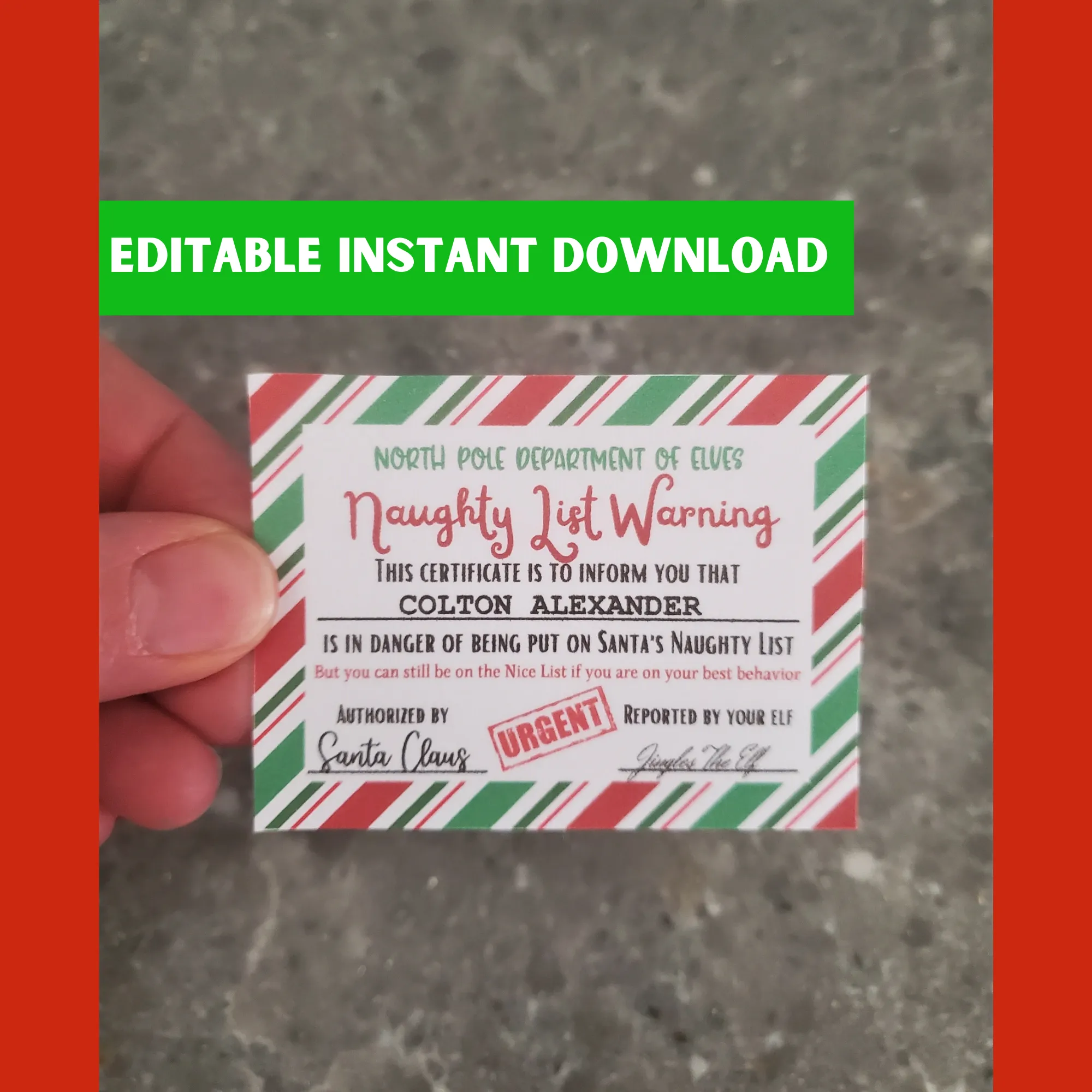 Mini Printable Christmas Elf Letters Bundle of 5