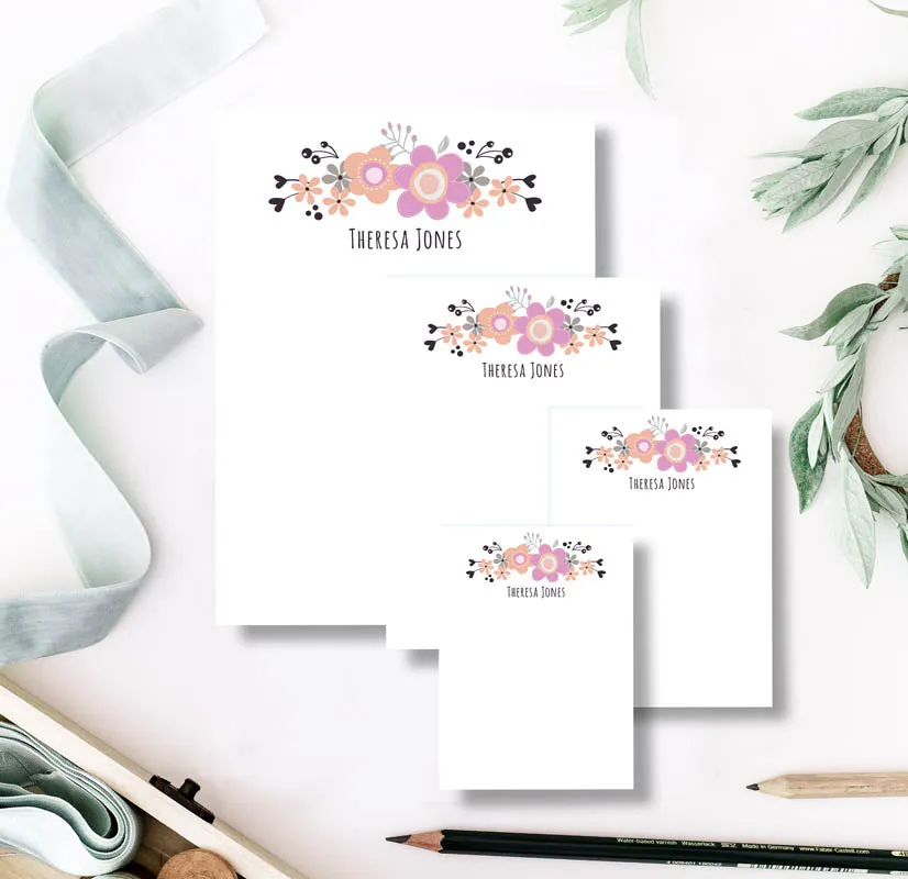 Morning Blooms Notepad
